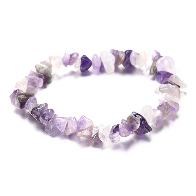 Raw Crystal and Stone Bracelets