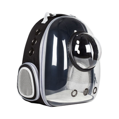 Panoramic Pet Adventure Backpack: Stylish, Spacious, and Transparent!