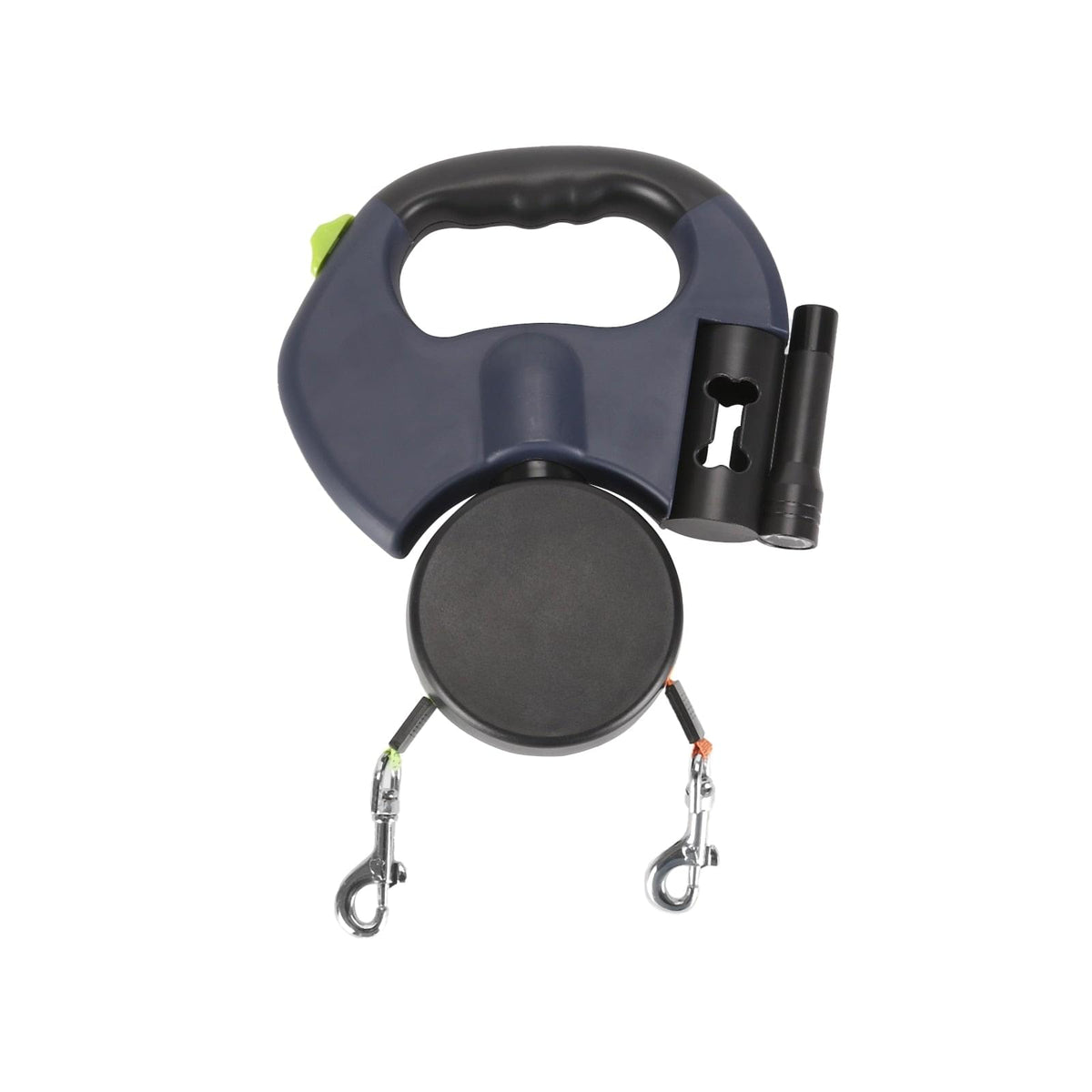Retractable Dual Double Pet Rope Leash Tangle Free Walk For Two Dogs.
