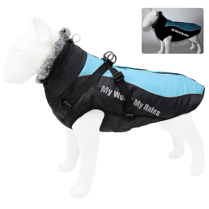 New Large Pet Warm Reflective Dog Thickened Coat Vest Jacket.