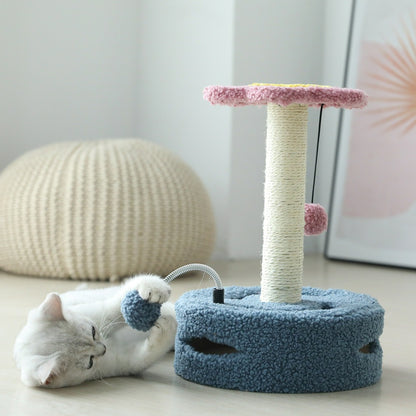Multifunctional Cat Scratching Column Kitten Toy