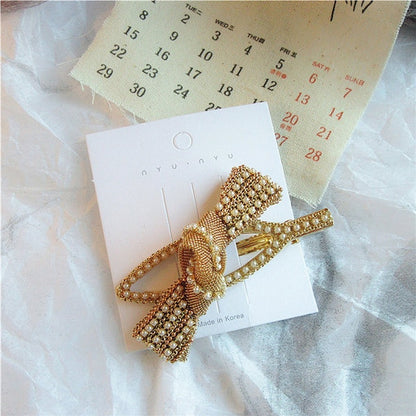 Pearly Shell Hair Barrettes