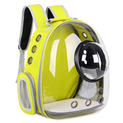 Panoramic Pet Adventure Backpack: Stylish, Spacious, and Transparent!