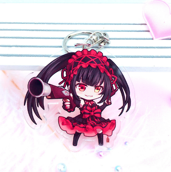 Kawaii DATE A LIVE Acrylic Keychain Charm