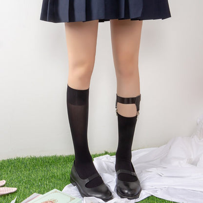 Agent Dark Girl Socks + Belt