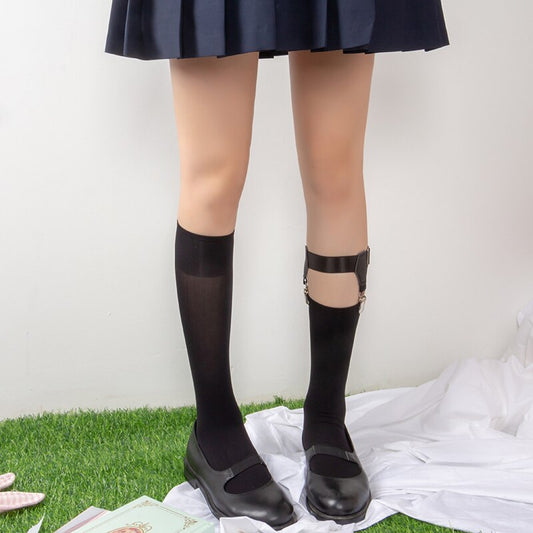 Agent Dark Girl Socks + Belt