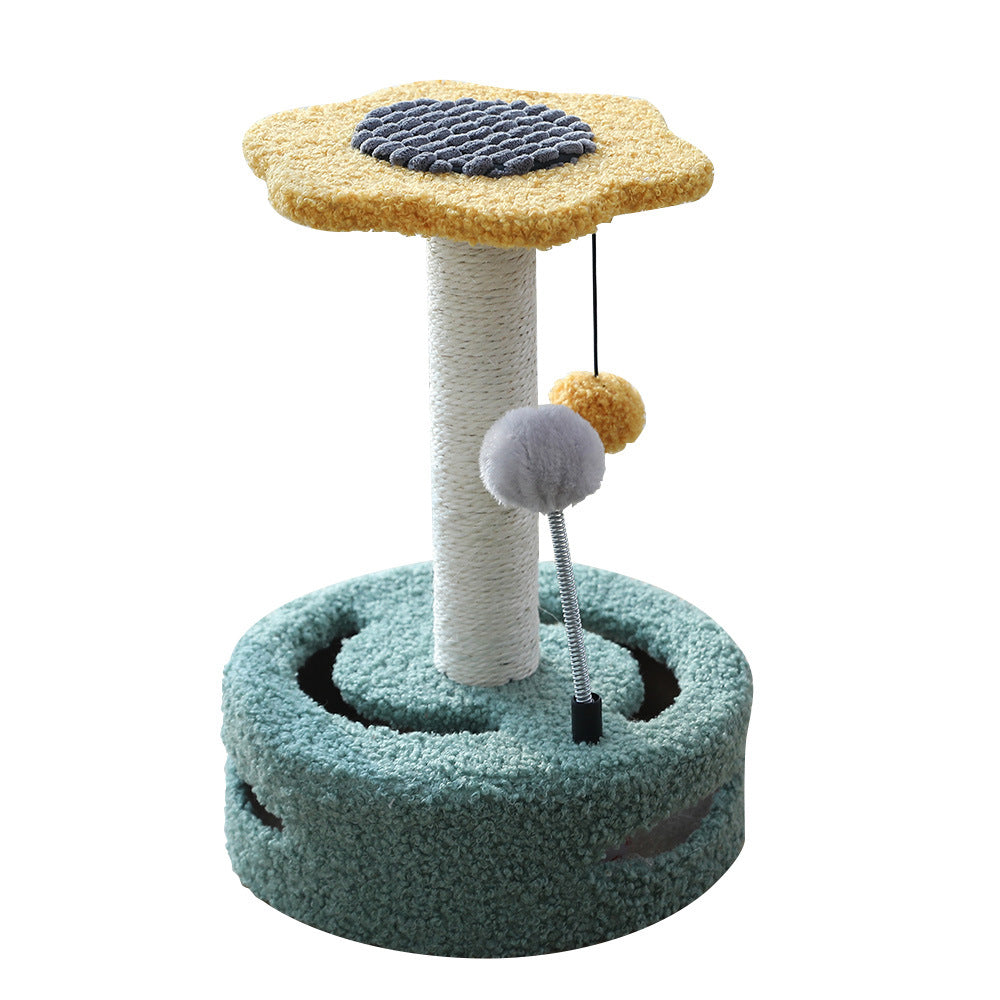 Multifunctional Cat Scratching Column Kitten Toy