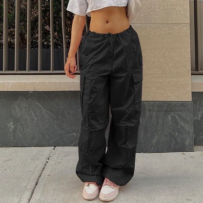 Low Waist Button Denim Pants