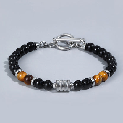 Tigers Eye Clasp Bracelet
