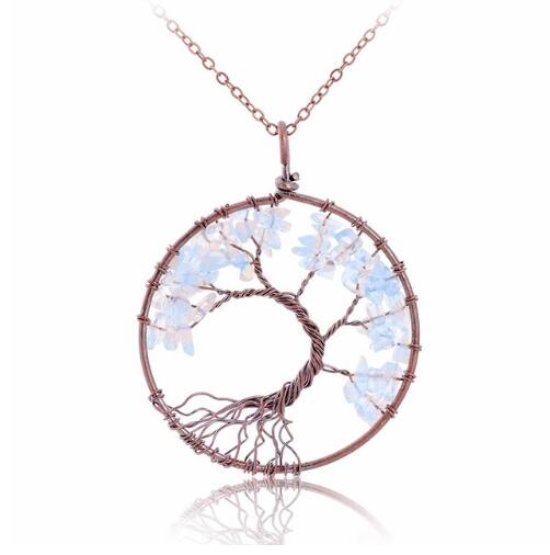 Tree of Life - Healing Crystal Necklace