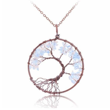 Tree of Life - Healing Crystal Necklace