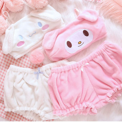 Kuromi & Melody Kawaii Cute Set w Long Ears