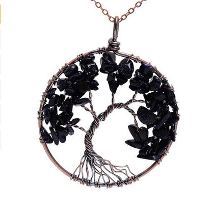 Tree of Life - Healing Crystal Necklace