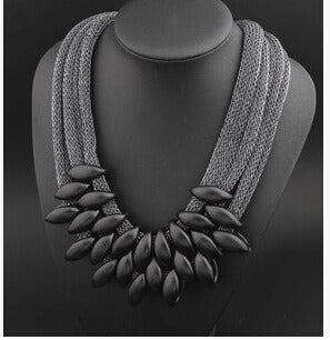 Ethereal Elegance: Multi-Layer Woven Clavicle Chain Necklace