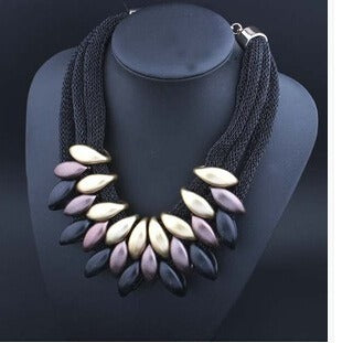 Ethereal Elegance: Multi-Layer Woven Clavicle Chain Necklace
