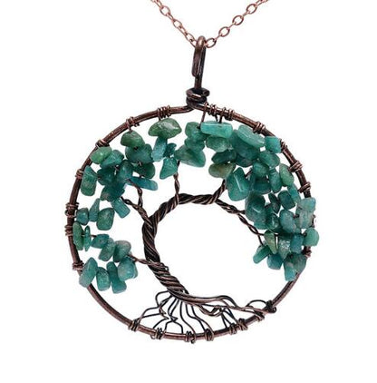 Tree of Life - Healing Crystal Necklace