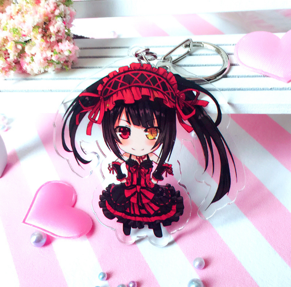 Kawaii DATE A LIVE Acrylic Keychain Charm