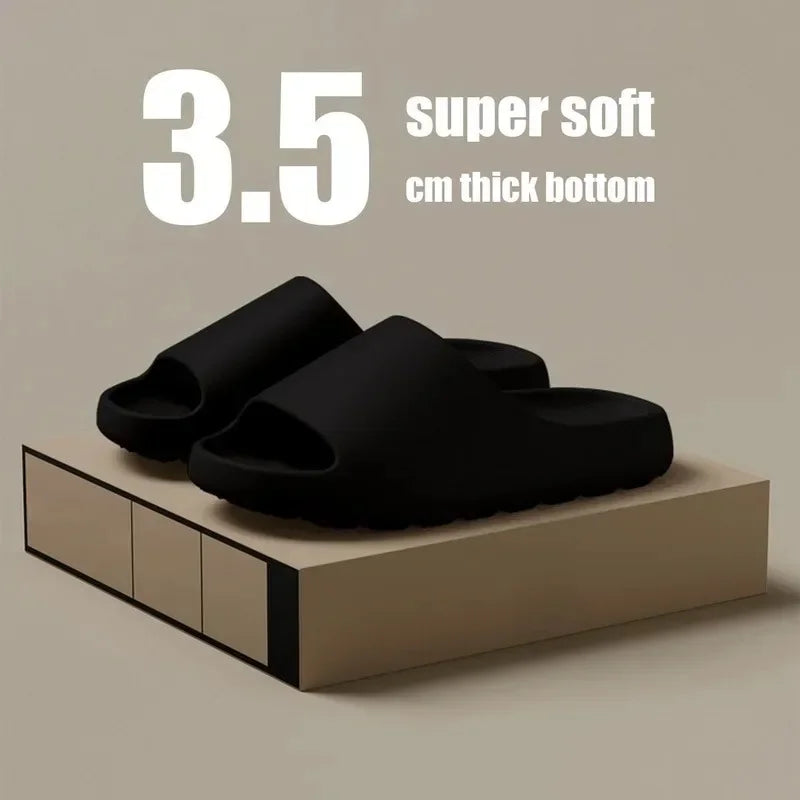 Coconut Slippers Thick-Soled Sandals Summer New Non-slip Puffy Cloud Sandals