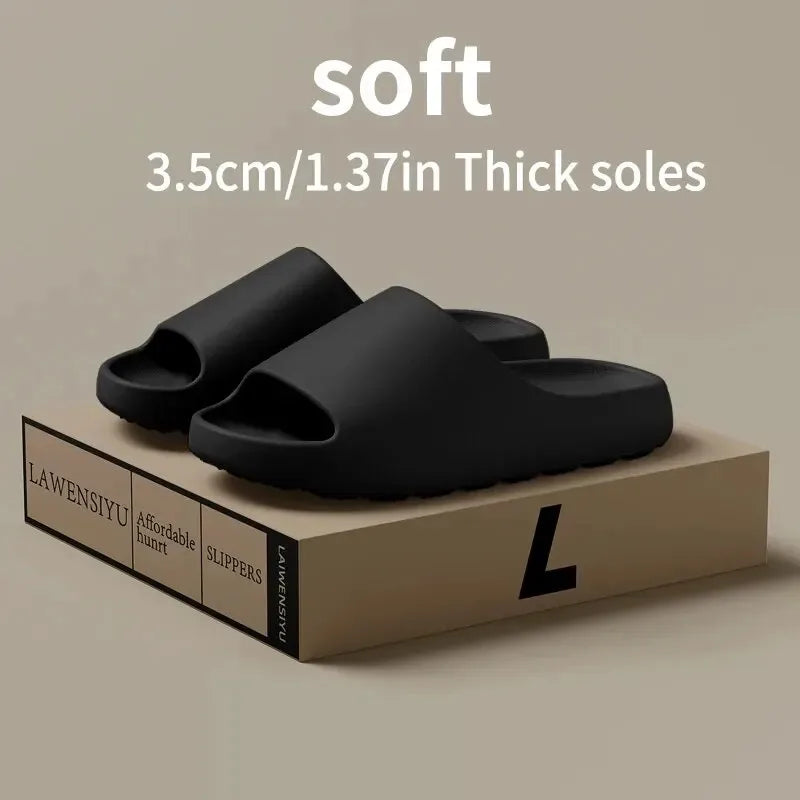Coconut Slippers Thick-Soled Sandals Summer New Non-slip Puffy Cloud Sandals