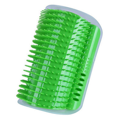 Cat Self Groomer Grooming Tool and Hair Removal Brush for Pets + Attracting Cat Nip
