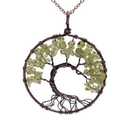 Tree of Life - Healing Crystal Necklace