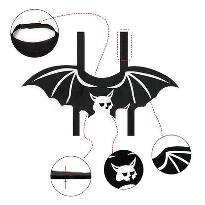 Halloween Pet Bat Wings: Creative Funny Costume for Cats and Dogs