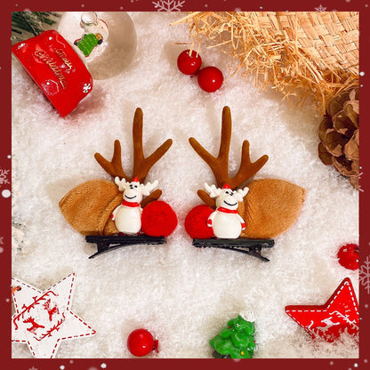 Reindeer Chic Hair Clip