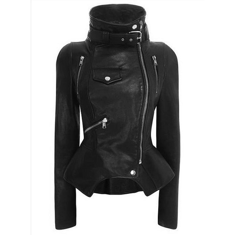 Motorcycle Leather Gothic Jacket