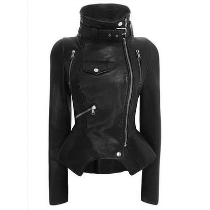Motorcycle Leather Gothic Jacket