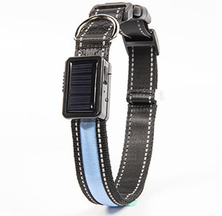 Solar Flare Pet Collar: LED Solar Luminous, Stylish Safety for Your Furry Friend