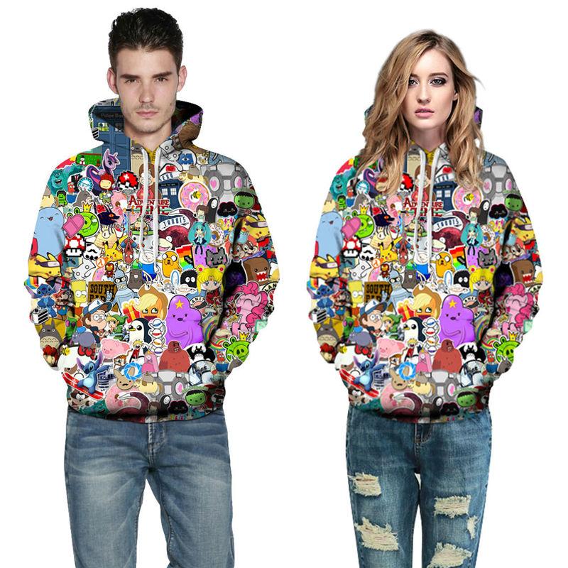Multi Anime Hoodie