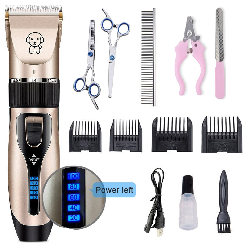 Professional Pet Hair clippers Cat or Dog (Low Noise)