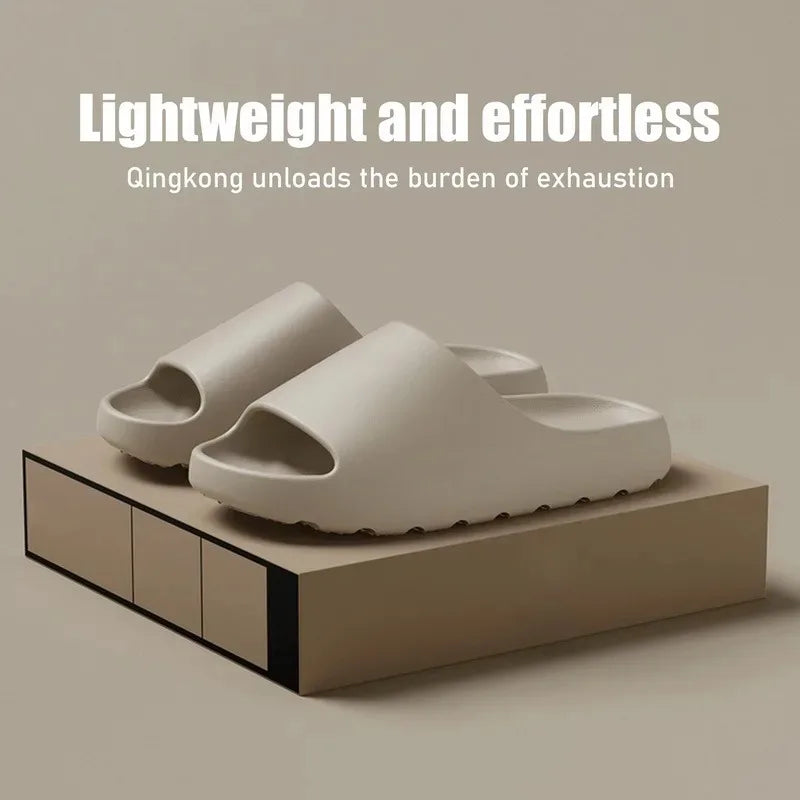 Coconut Slippers Thick-Soled Sandals Summer New Non-slip Puffy Cloud Sandals