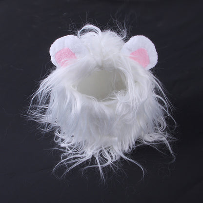 Lion Mane Headdress for Cats and Dogs: Adorable Pet Costume