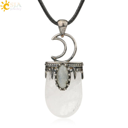 Crystal Antique Pendant Necklace