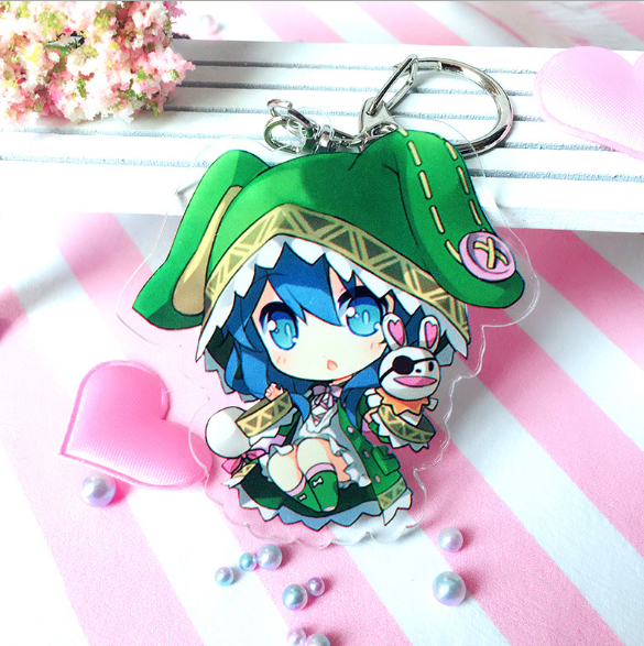 Kawaii DATE A LIVE Acrylic Keychain Charm