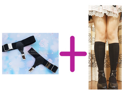 Agent Dark Girl Socks + Belt