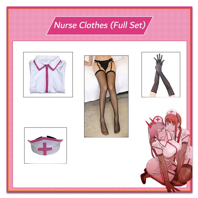 Makima Nurse Cosplay - Chainsaw Man