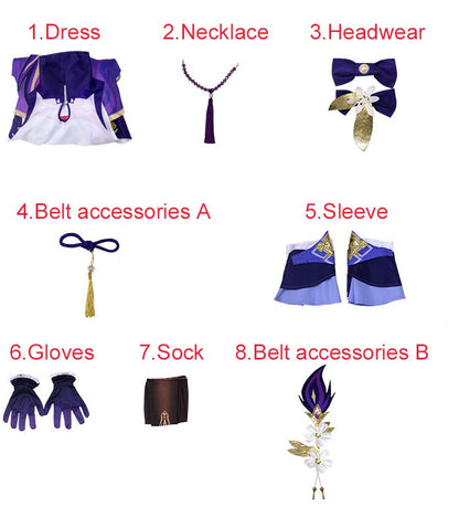 Genshin Impact Keqing Cosplay