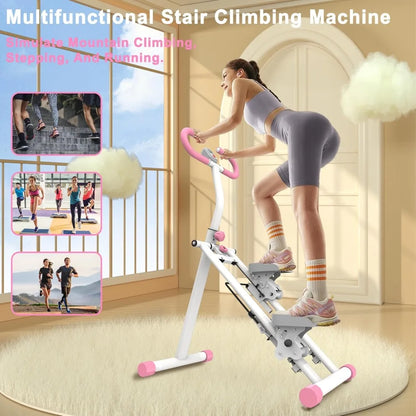 Stair Stepper for Home-Upgrade Vertical Climber Workout Machine for Full-Body Exercise Climber Fitness Equipment with Stable