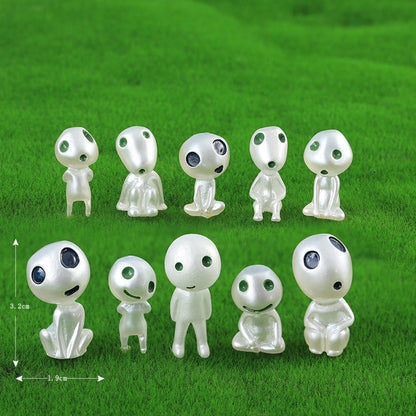 Kodama - Princess Mononoke - Glow in the Dark Figurines