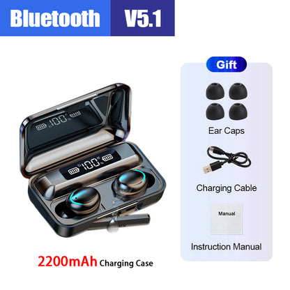 Waterproof Bluetooth Headphones - Futuristic Look