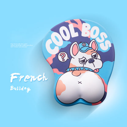 Cute Corgi Butt 3d Mousepad Multiple Styles