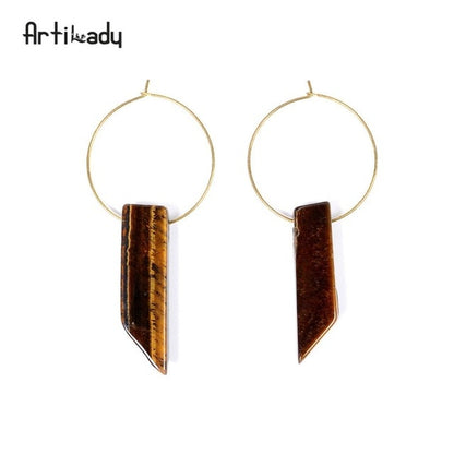 Crystal Twilight Hoop Earrings