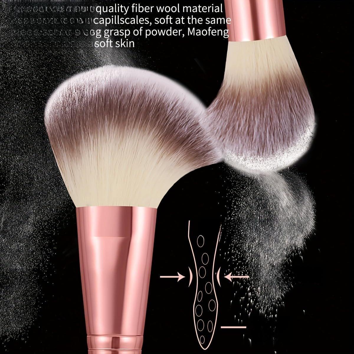 70Pcs Pink Makeup Brushes Set Professional Makeup Kit Multi-functional Makeup Tool Set with Case Facial Makeup Accessories, Foundation Makeup Brush Kit Eye and Face Make up Brushes & Tools