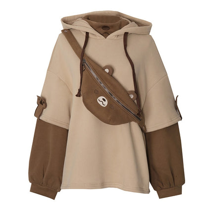 Aesthetic Bear Anime Hoodie - Kpop Style