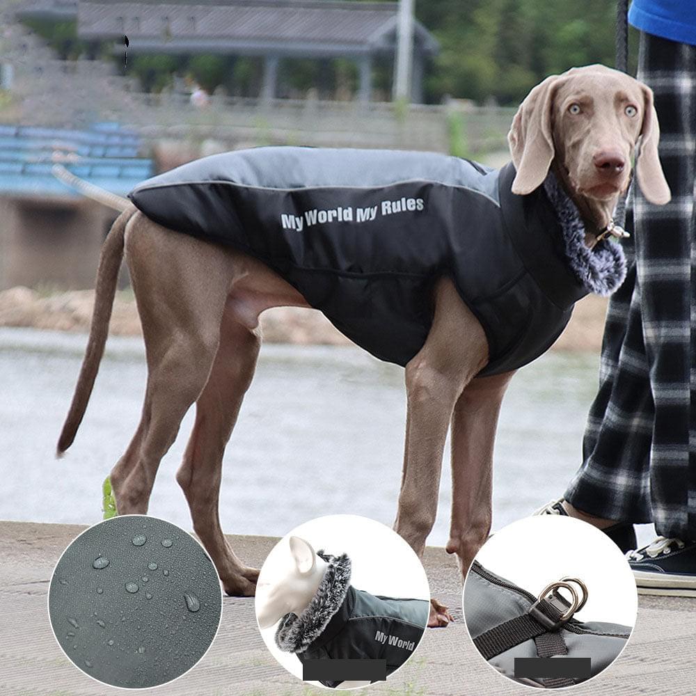 New Large Pet Warm Reflective Dog Thickened Coat Vest Jacket.