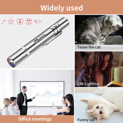 Multiple Design Laser Pointer for Cats (USB Charging)
