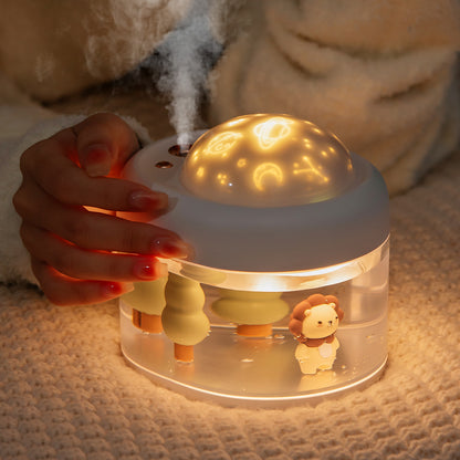 Enchanted Pet Projection Humidifier: Mini Magic in Every Breath