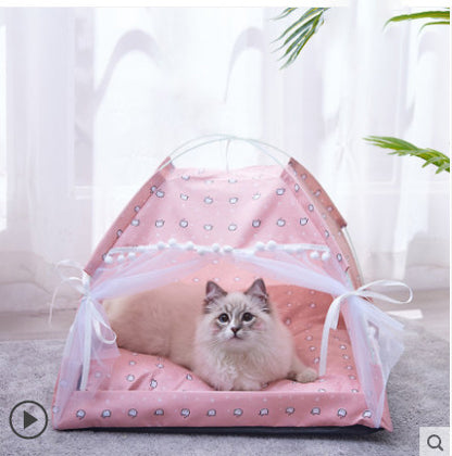 Villa Luxury Pet Bed Nest Tent